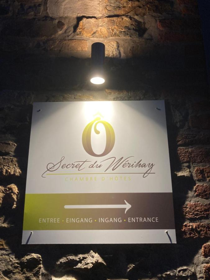 O Secret Du Werihay Bed and Breakfast Spa Exteriör bild